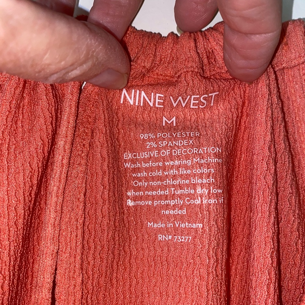 NWT SALE-Nine West Coral Sleeveless Tunic - Picture 4 of 12